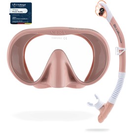 Cressi Musa & Scilla Mask & Snorkel Kits, Rose Gold