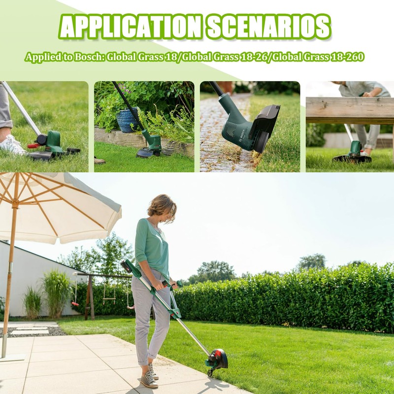 EPLZON Grass Trimmer Line Spool F016800570 Compatible with Bosch UniversalGrassCut