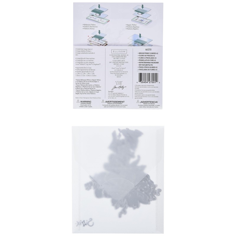 Thinlits Die Set Brushstroke Flowers #2 by Tim Holtz 8