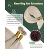 Ugeat Blonde Nano Extensions Human Hair Micro Nano Tip Hair