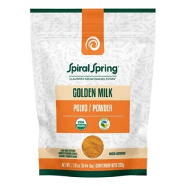 Golden Milk Leche Dorada 200g En Polvo Orgánica Curcuma Spir                                                                                          