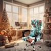 Office Chair Cover Stretch Fabric Removable Zipper Universal Fit Washable