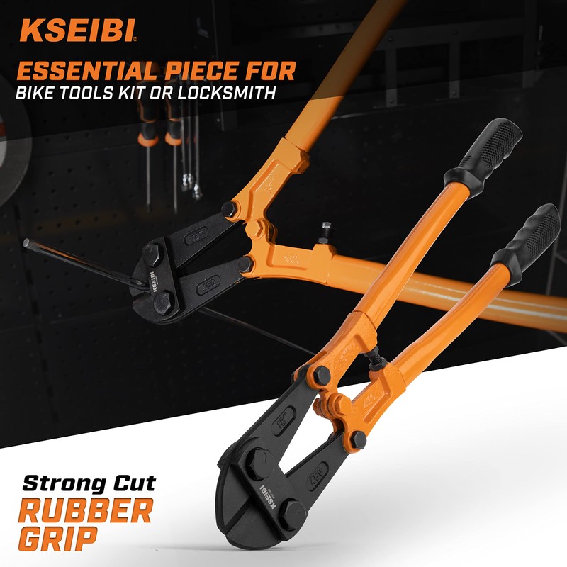 KSEIBI 141585 Heavy-Duty Medium Size Bolt Cutter 24" for Cutting