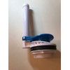 Three inch Flapper Valve Assembly with a Blue solid Silicone