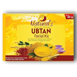 Natural's Care For Beauty Ubtan Facial Kit/ 5 Step Skin Whitening Kit | Salon Grade| For All Skin Types, 50 gm