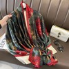 Weximil 100% Large Silk Feeling Scarf - Womens Long Satin