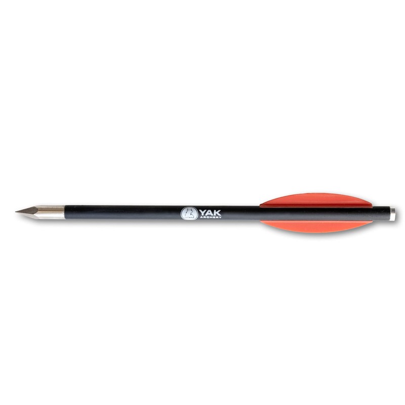 YAK Archery Crossbow Carbon Arrow Bolts with Bodkin Tip –