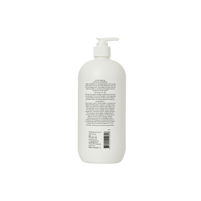 Natio Extra Gentle Everyday Shampoo 1 Litre