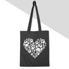 Shirtracer - Cotton Bag - Sayings Statement - Paw Heart,