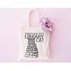 Pet Studio Art Cat Tote Bag, Library Cat, Large