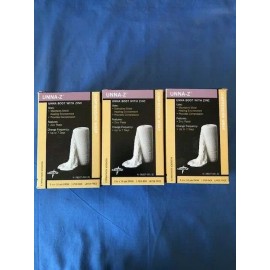 Medline UNNA-Z Boot with Zinc , Three (3) Rolls  3" x 10" rolls. Latex free. New
