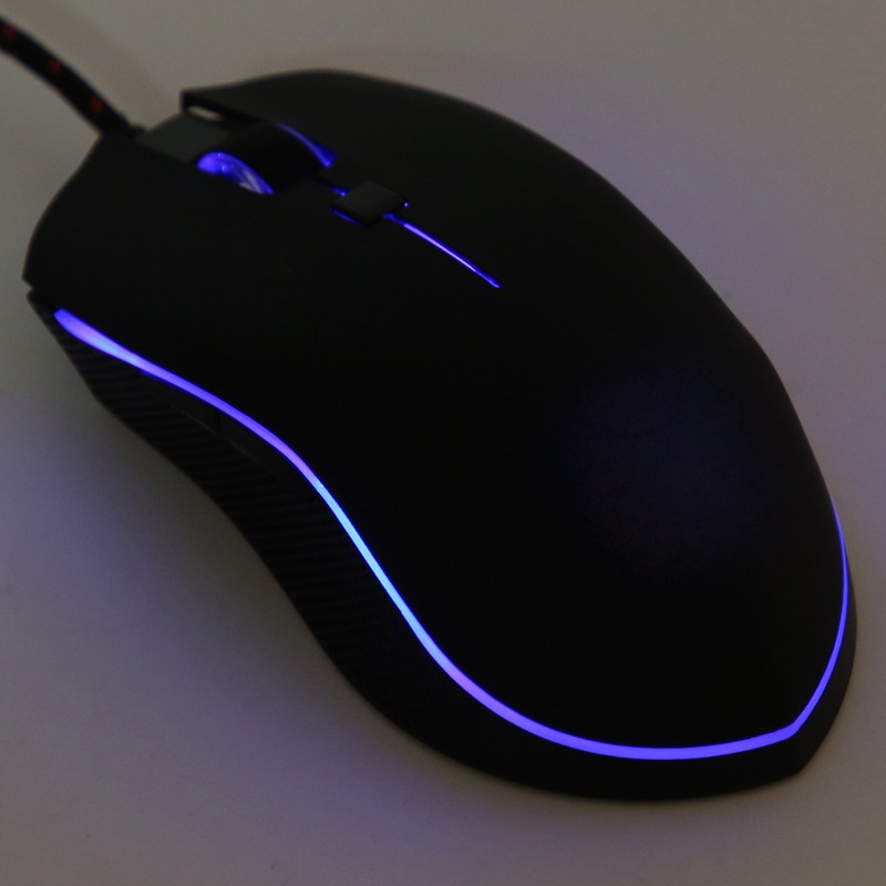 Mouse RGB Backlight 6DPI Adjustable Matte Appearance Programmable High Accuracy