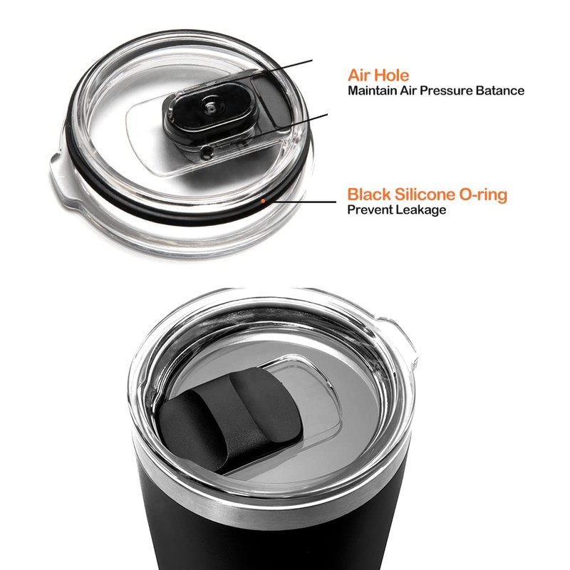 Magnetic Spill Proof Tumbler Lid - Compatible/Replacement for Yeti Rambler,