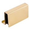 CRL GDH60BR Brass Finger Grip Strike Plate