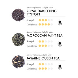 TWG Tea | Around the Globe Selection | 6 Varieties | Exclusive Tea Blends | 30 Hand Sewn Cotton Tea Bags | Gift Set