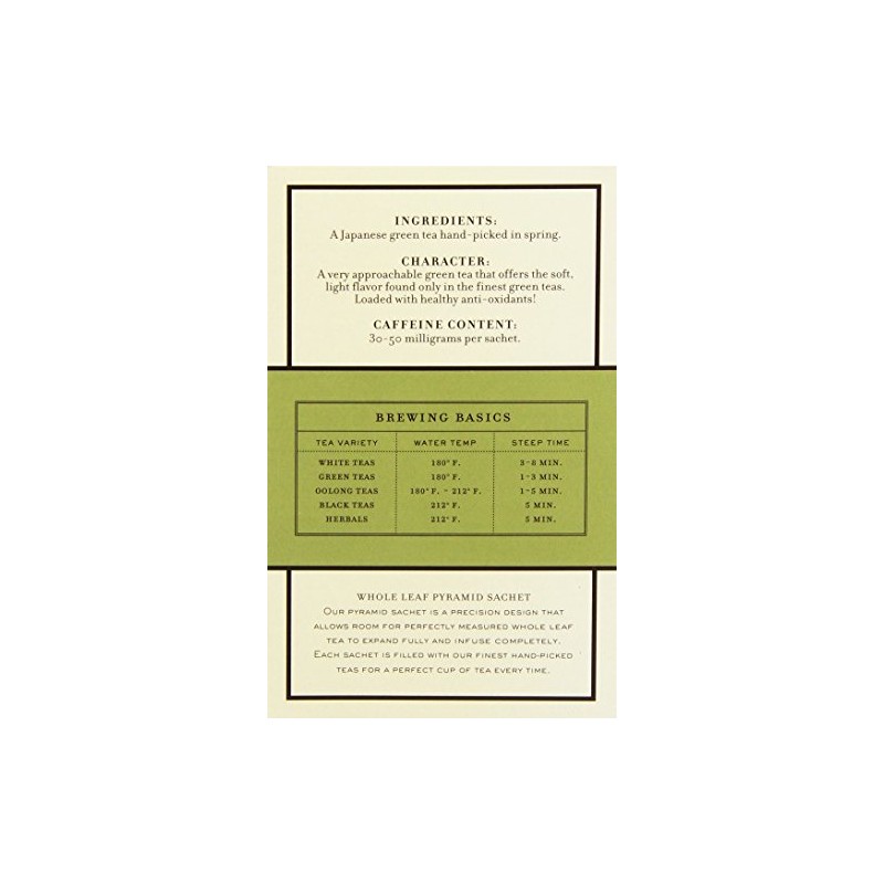 Harney & Sons Green Tea, Japanese Sencha, 20 Count (Pack