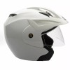 MMG Motorcycle Scooter Open Face Helmet Crux Flip Up Visor