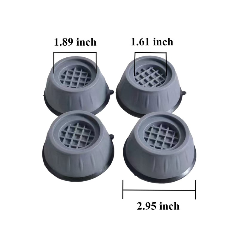 4Pcs Anti Vibration Pads for Washing Machine, Shock & Noise