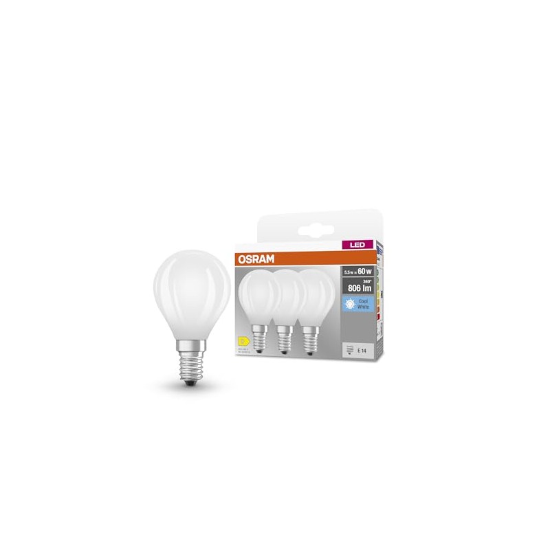 OSRAM Star Filament Lamp for E14 Base Matte Glass Cool