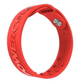 Global Product Powercore Sports Performance Bracelet - Improves Performance, Balance, Stability, Coordination and Core Strength, Unisex Bracelet for All Ages, Red, Medium/Large