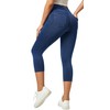 IUGA Jeggings for Women Pull On Capri Jeans Stretchy Jean