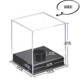 Goxfaca Transparent Storage Box Tennis Ball Display Case Softball Display Cube Golf Ball Display Stand Softball Display Shelf Softball Stand Softball Bat Display Case Display Cases Acrylic