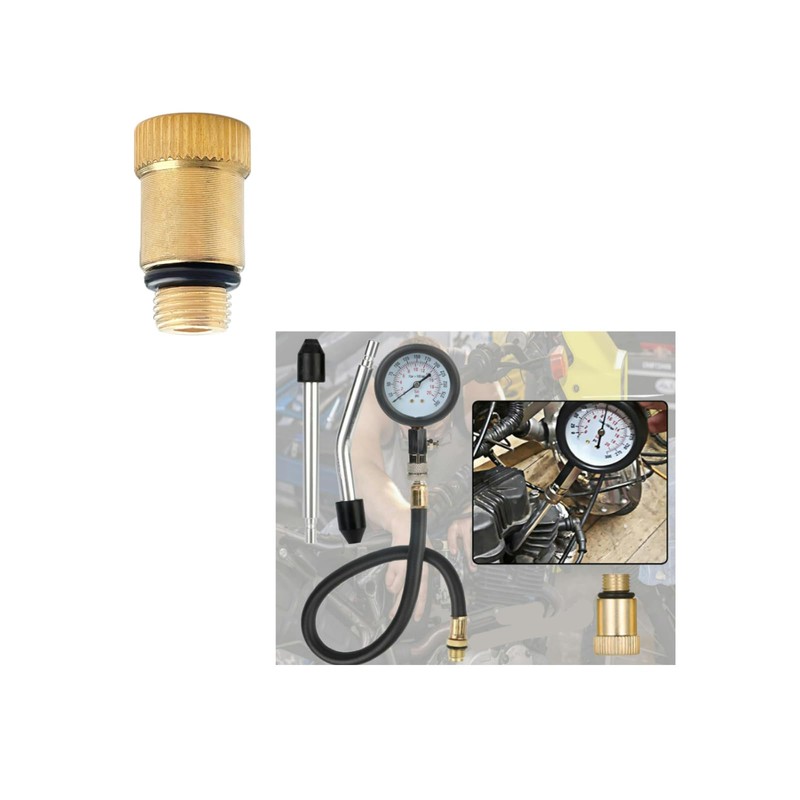 12mm Spark Plug Adapter - Compression Test Tool Cylinder Compression