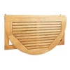 Safavieh PAT7045A Outdoor Collection Owens Natural teak wood Balcony Hanging