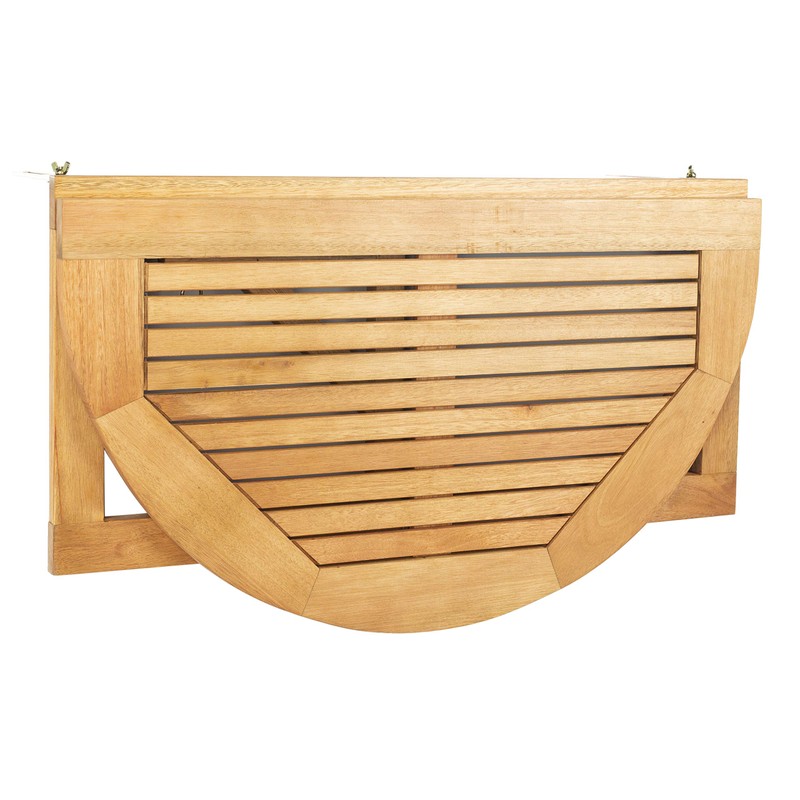 Safavieh PAT7045A Outdoor Collection Owens Natural teak wood Balcony Hanging