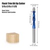 Spiral Flush Trim Router Bit 1/4 Inch Shank, CNC Router