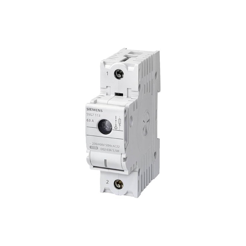 Siemens 5SG7113 MINIZED, Switch disconnector with Fuse, D02, 1-Pole, in: