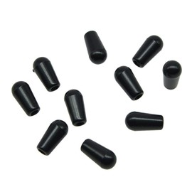 KAISH 10pcs Metric M3.5 Guitar 3 Way Toggle Switch Tip Switch Knob Guitar Switch Cap for Epi LP Les Paul Black