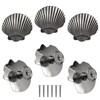 XYKEJ Seashell Cabinet Knobs, Coastal Drawer Knobs, Nautical Cabinet Knob