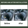 FZJDSD Black Leather Driver Side Bottom Replacement Seat Cover and