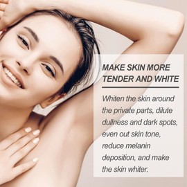 Underarm Whitening Cream, Whitening Cream, Achsel Aufhellungs Creme, Creme zur Korrektur Dunkler Flecken, Aufhellende und Aufhellende Creme, Hellt Hautverfärbungen und Melanin auf
