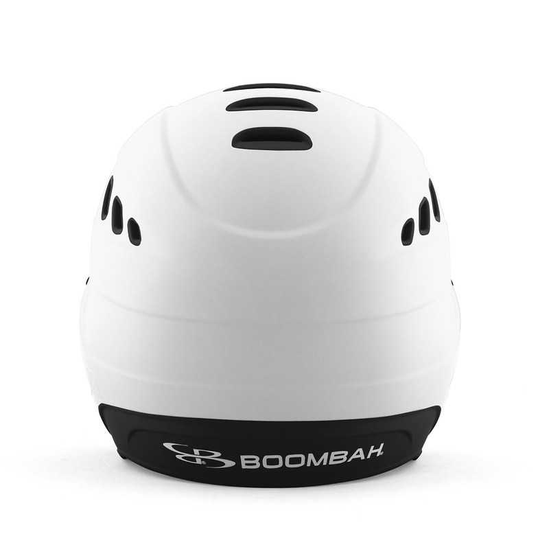 Boombah DEFCON Batting Helmet White/Black - Size Junior 6 1/4"