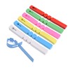 MEISO Pack of 240 6 Colours Plastic Plant Stake Loop