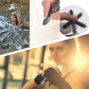 Rotatable Decompression Tactics Defense LED Glass Breaker Writing Survival Outdoor