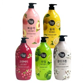 Aekyung Shower Mate Gentle Low-Irritation Fruit Scent Body Wash 1.2kg Aekyung SM-Peach 1.2kg