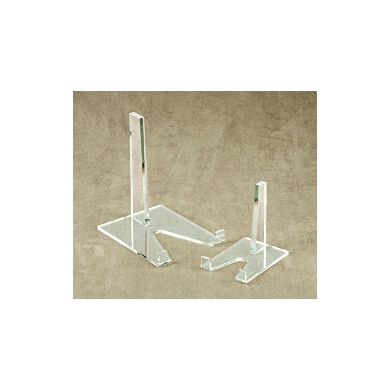 TRIPAR 8 Inch Acrylic Display Stand Holder for Plates, Artwork,