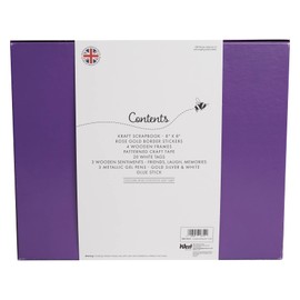 Bee & Bumble Scrapbooking Set - Kraft, Kraft, Single Craft Kit, DIY, Art and Crafts, Wax, Unique Gift