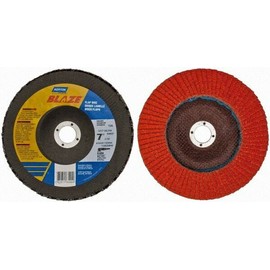 Norton 66261183494 7" 36 Grit 7/8" Center Hole Type 29 Ceramic Flap Disc