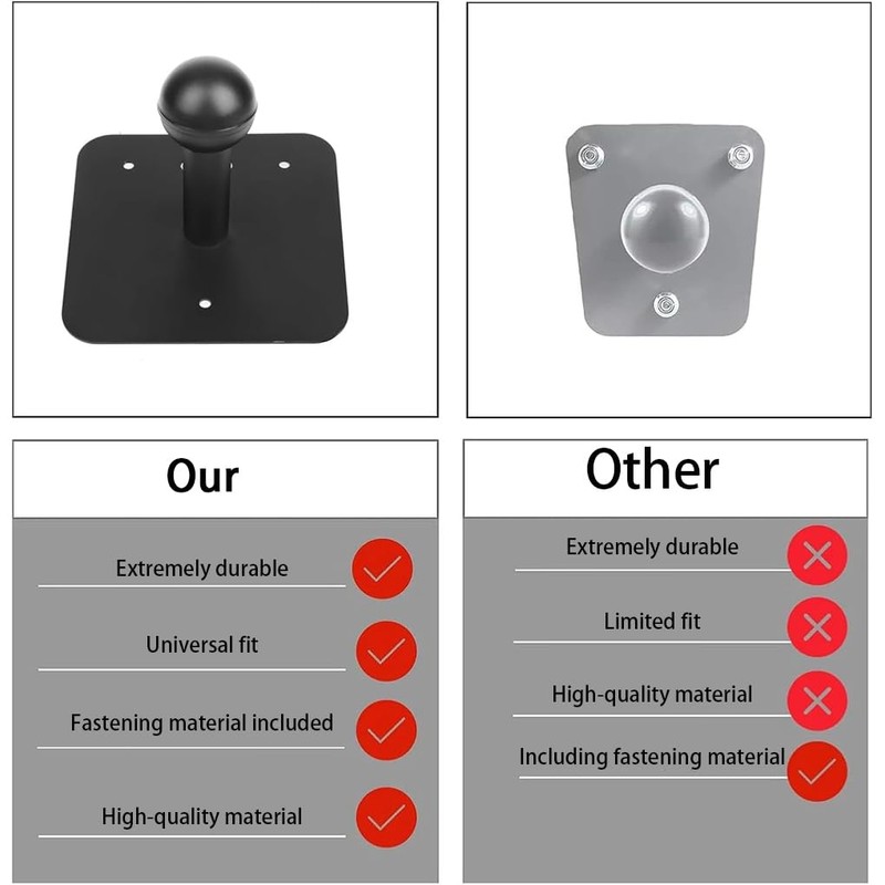 BEALIFE Wall Mounted Hooks For Mountain Bikes On Highways Wall