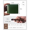 Alivern Men's Bifold Wallet, Italian Leather, Genuine Cowhide Leather, Made