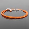 Gempires Orange Carnelian Beads Dainty Choker Necklace Real Crystal July