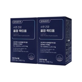 More Nature 모어네이처 수면 건강 꿀잠 락티움 30정 x 2박스 More Nature Sleep Health Honey Sleep Lactium 30 Tablets x 2 Boxes