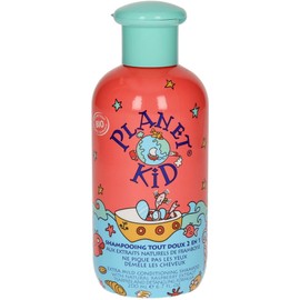 Planet Kid 2-in-1 Tangle Free Raspberry Shampoo, 200 ml