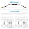 PATIKIL Bow String Replacement, 16 Strands Recurve Bowstring with Nock