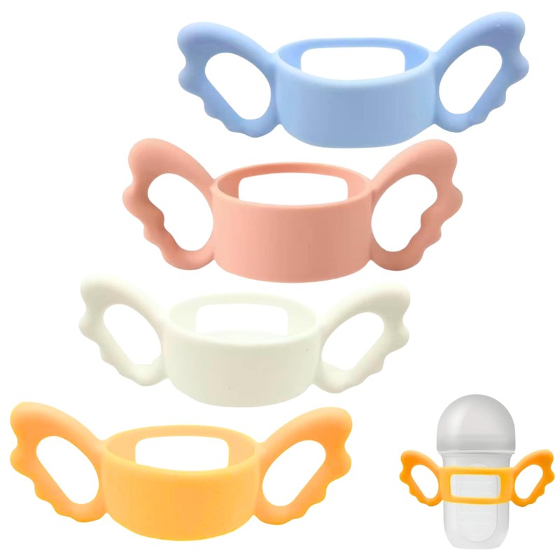 4Pack Bottle Handles Compatible with Boon Nursh Reusable Silicone Pouch