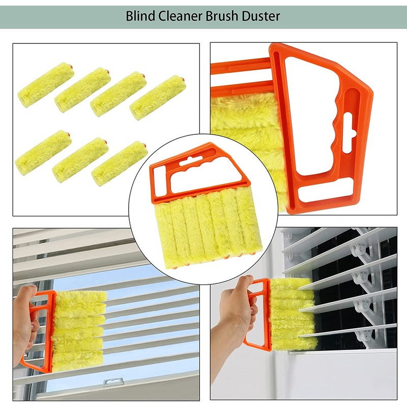 8 Pieces Car Cleaning Brush Set Handheld Dust Remove Brushes